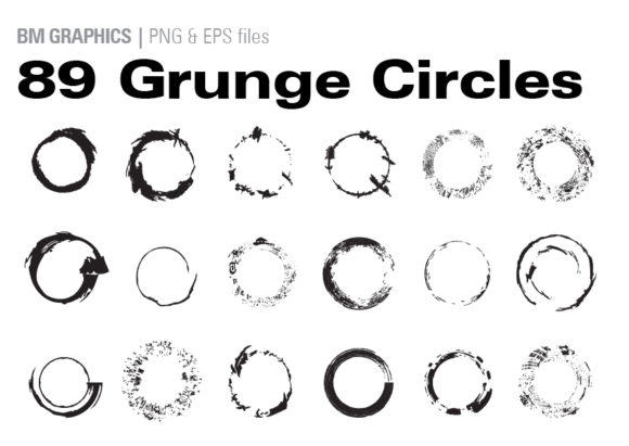 89 Grunge Circles: The Edgy Design Element You Need for Your Projects