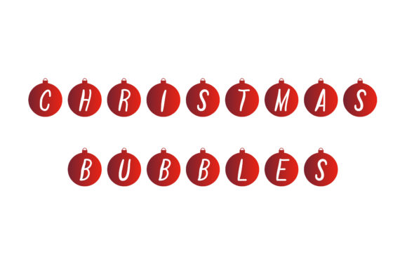Christmas Bubbles: A Festive Font for Your Holiday Creations
