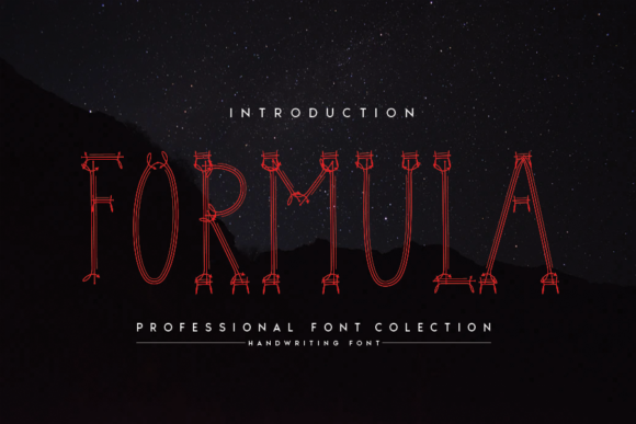 Discover the Art of Typography with Formula: A Unique Decorative Font