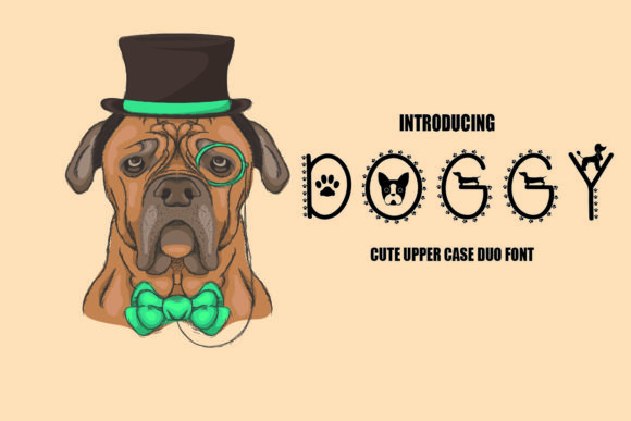 Doggy Font: A Sweet and Friendly Choice for Pet-Themed Creations