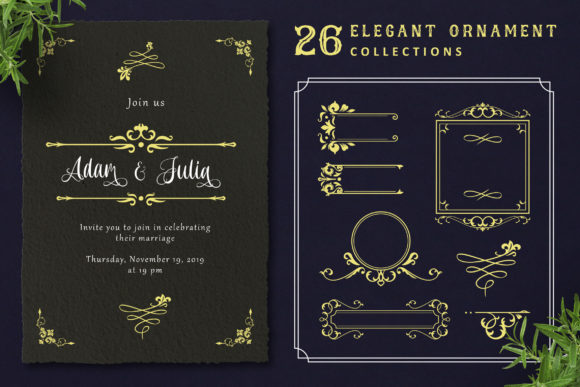 Elegant Ornament Collection: A Versatile Design Resource for Every Creator
