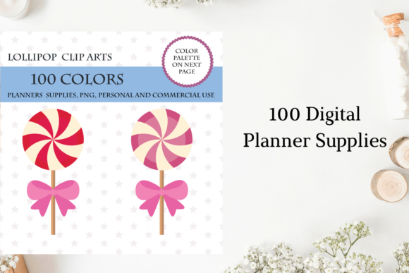 Exploring the Appeal of 100 Lollipop Cliparts, Lollipop Clip and ♥ Lollipops in 100 Colors: A Creative Resource for Modern Designers