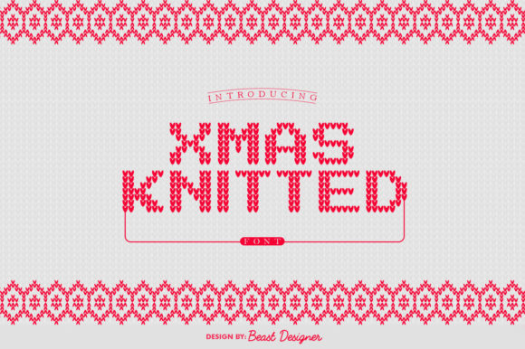 Exploring the Charm of Xmas Knitted: A Unique Decorative Font for Creative Expression