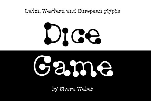 Exploring the Playful World of Dice Game: A Creative Font for Unique Designs