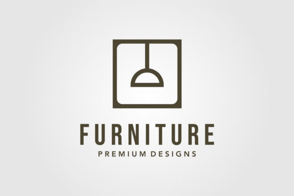 Furniture Interior Lamp Symbol Logo: A Modern Design Essential for Brands and Creators