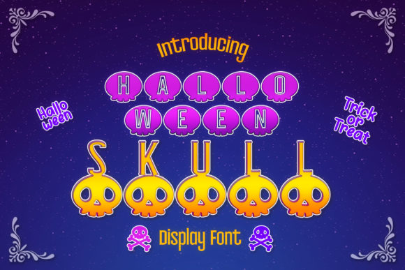Halloween Skull: A Versatile Font for Creative Halloween Designs