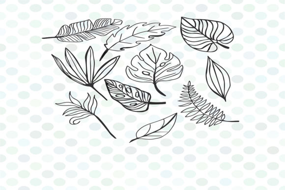 Leaves Bundle Set: A Strategic Resource for Creative and Professional Design Needs