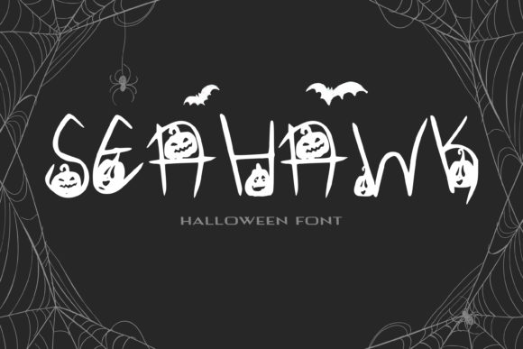 Seahawk Font: A Quirky Choice for Halloween Design