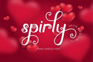 Spirly: A Swirly and Romantic Font for Creative Expression