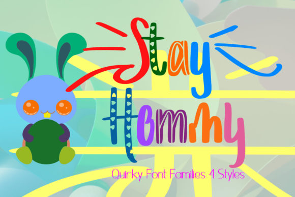 Stay Hommy: A Playful Font for Creative DIY Projects