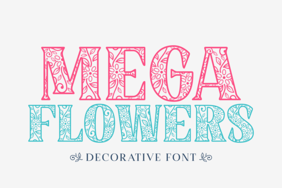 Unlocking Creativity with Mega Flowers: A Bold Font for a Vibrant Future