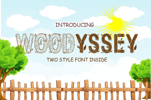 Woodyssey: A Font That Brings Quirkiness and Authenticity to Your Creativity